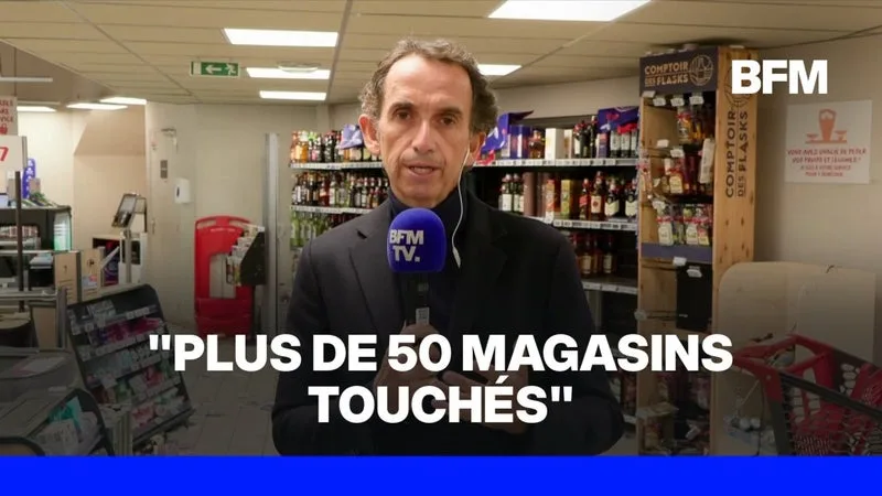 ALEXANDRE BOMPARD, PDG DE CARREFOUR, DRESSE LE BILAN DES DÉGRADATIONS COMMISES LE 17 OCTOBRE