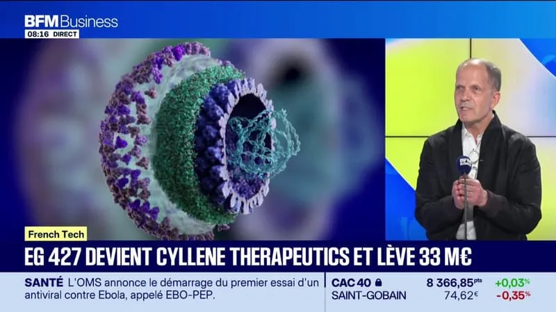 EG 427 DEVIENT CYLLENE THERAPEUTICS ET LÈVE 33 MILLIONS D’EUROS