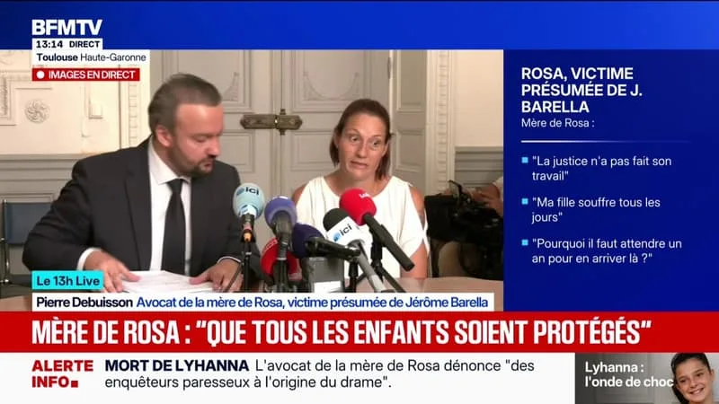 « ÇA AURAIT PU ÊTRE MA FILLE »: LA MÈRE DE ROSA, QUI AVAIT DÉNONCÉ DES VIOLS COMMIS SUR SA FILLE ENTRE 2024 ET 2025 AU DOMICILE DE JÉRÔME BARELLA, VA PORTER PLAINTE CONTRE L’ÉTAT