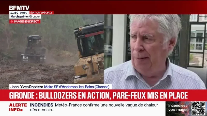 INCENDIE EN GIRONDE: LE MAIRE D’ANDERNOS-LES-BAINS ÉVOQUE « UNE FORME DE STABILITÉ »