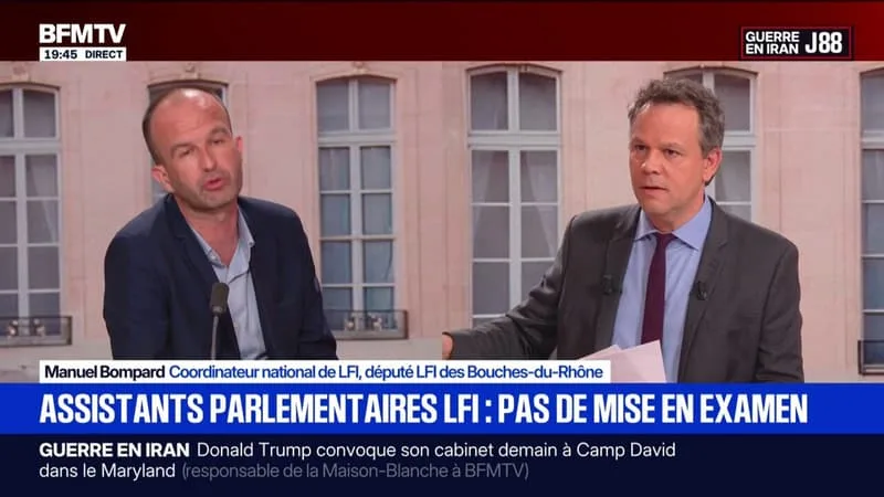 ASSISTANTS PARLEMENTAIRES LFI: « IL Y A UNE CLÔTURE DE L’INSTRUCTION SANS AUCUNE MISE EN EXAMEN », AFFIRME MANUEL BOMPARD