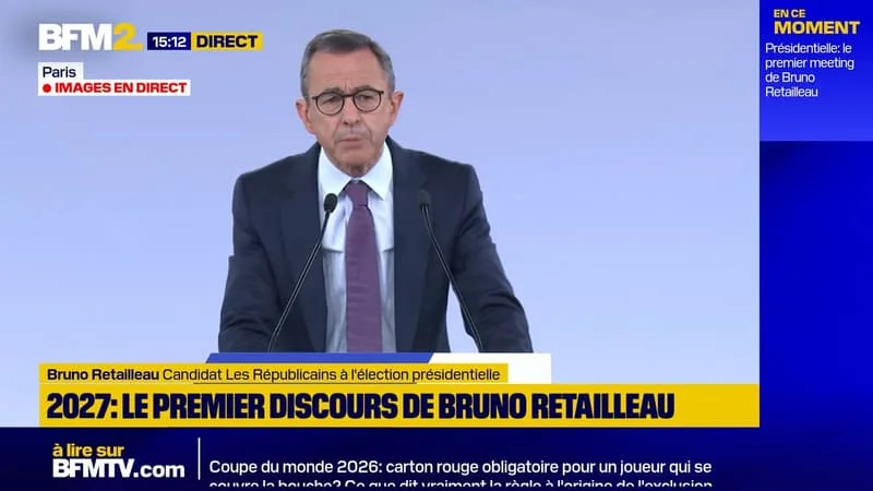 LORS DE SON MEETING, BRUNO RETAILLEAU ÉVOQUE LE SORT DU JOURNALISTE FRANÇAIS CHRISTOPHE GLEIZES, EMPRISONNÉ EN ALGÉRIE DEPUIS MAI 2024