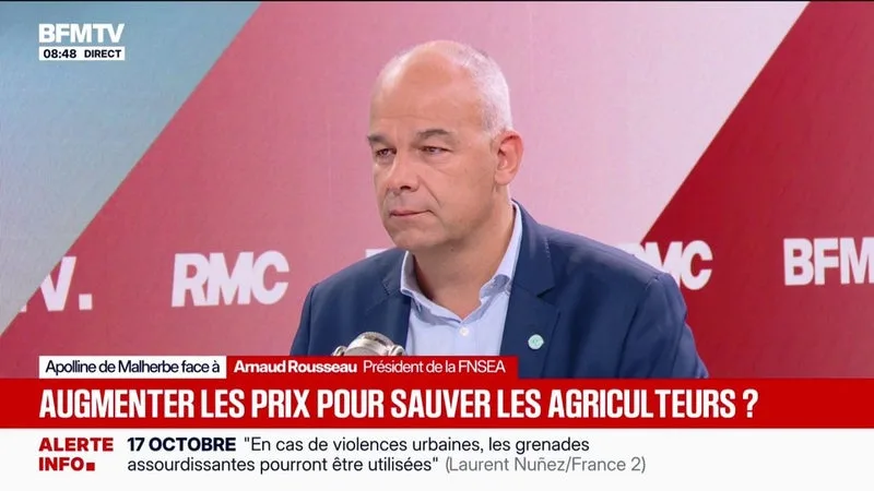 ARNAUD ROUSSEAU, PRÉSIDENT DE LA FNSEA, FUSTIGE LES NORMES EUROPÉENNES MENAÇANT L’ANDOUILLE DE GUÉMENÉ