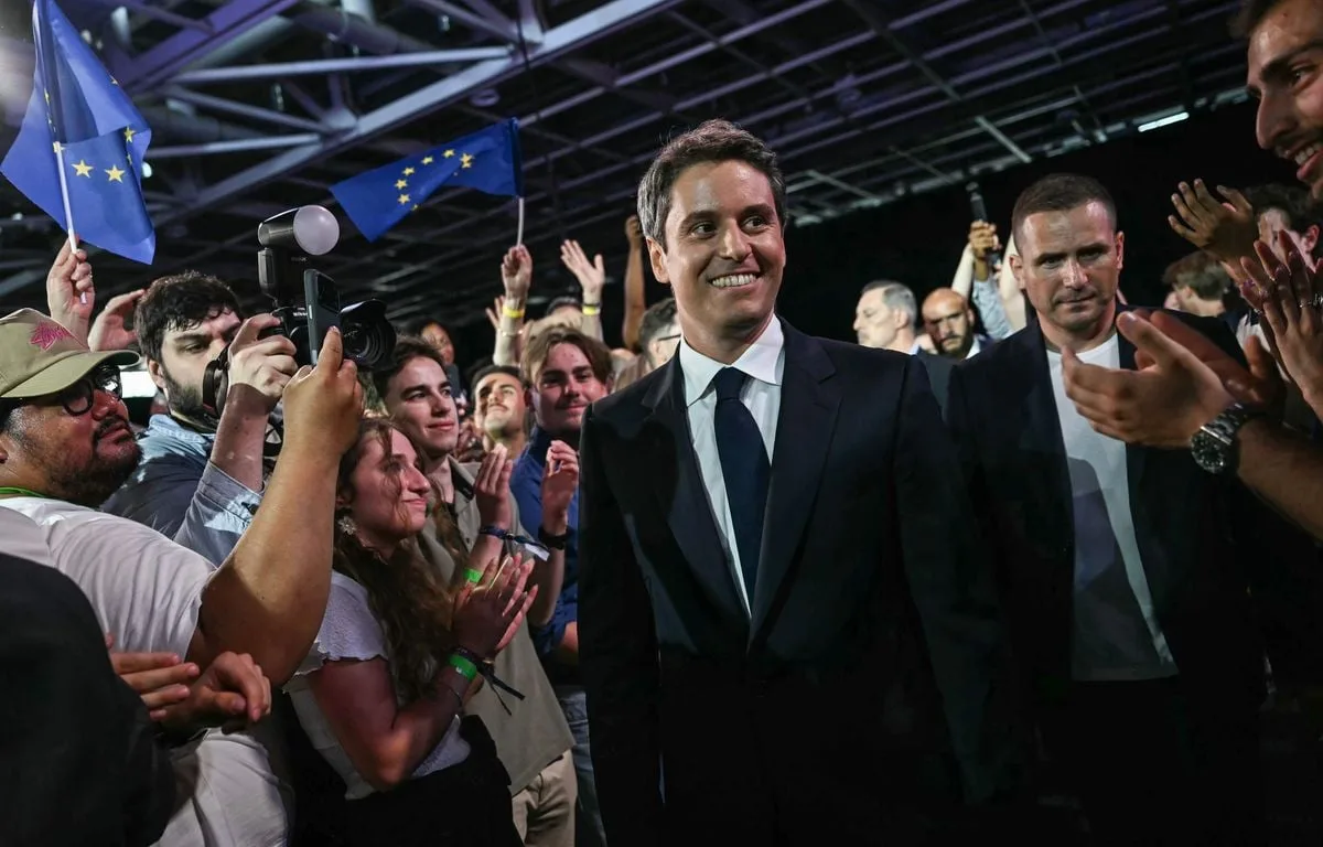 PRÉSIDENTIELLE 2027 : POUR SON PREMIER MEETING, GABRIEL ATTAL SE PRÉSENTE EN CANDIDAT DE «L’ESPOIR» ET DE « L’OPTIMISME »