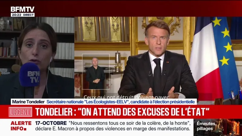 « LA GAUCHE A TOUJOURS SOUTENU LA FONCTION PUBLIQUE », DÉCLARE MARINE TONDELIER, CANDIDATE LES ÉCOLOGISTES À LA PRÉSIDENTIELLE