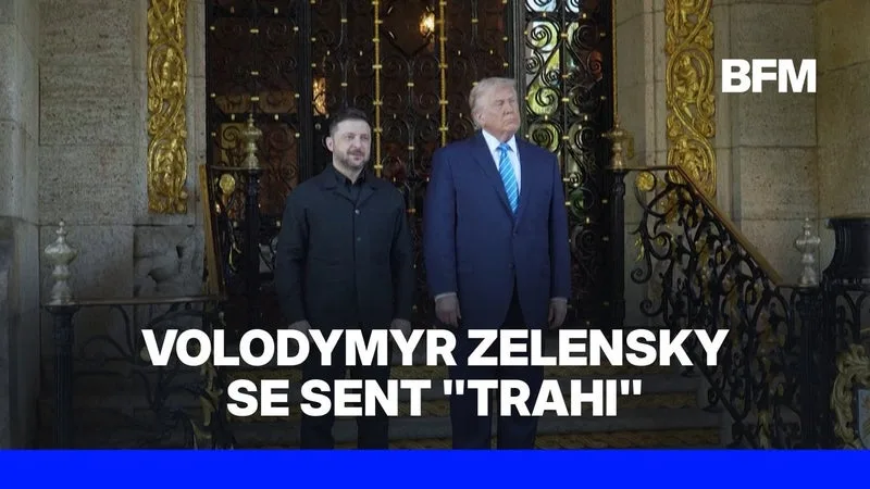 GUERRE EN UKRAINE: VOLODYMYR ZELENSKY SE SENT “TRAHI” PAR LES RÉCENTES ANNONCES DE DONALD TRUMP