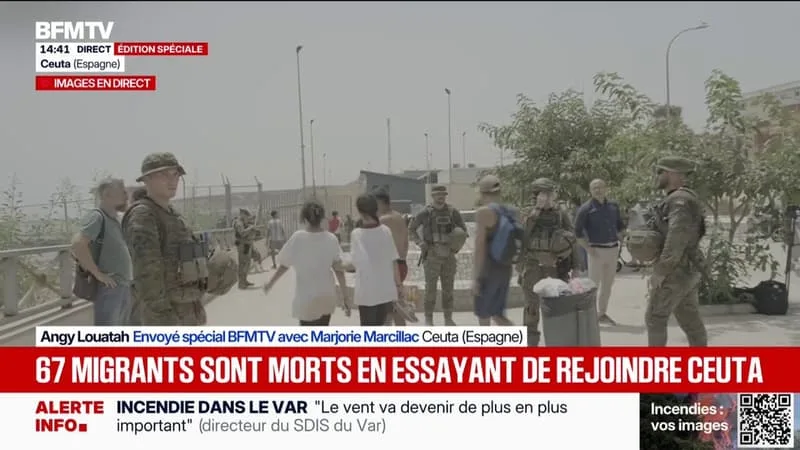 CRISE À CEUTA: LES RETOURS VERS LE MAROC SE POURSUIVENT