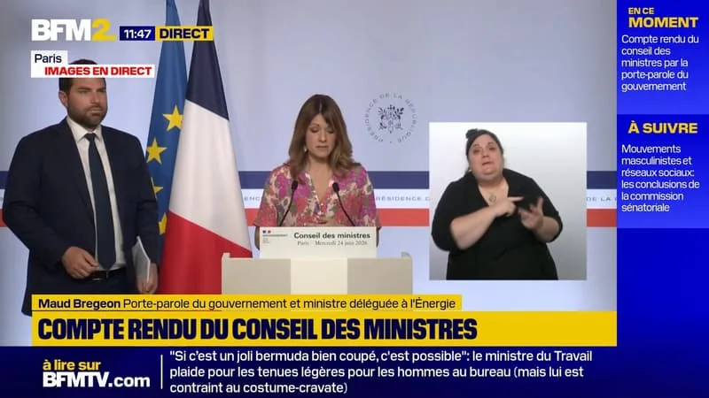 CANICULE: EMMANUEL MACRON INVITE SES MINISTRES À « RESTER MOBILISÉS DANS LES JOURS ET LES SEMAINES À VENIR »