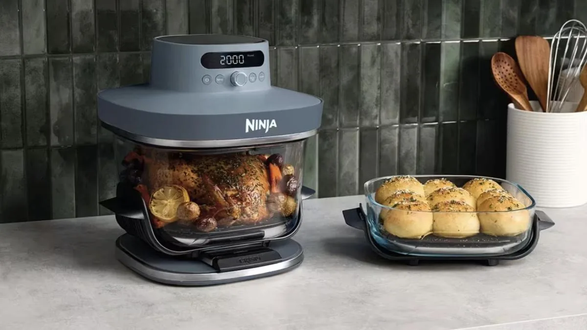 NINJA CRISPI PRO XL : CET AIR FRYER QUI FAIT CROUSTILLER VOS PLATS DANS DES CUVES EN VERRE 40 € MOINS CHER, MAIS SEULEMENT AUJOURD’HUI
