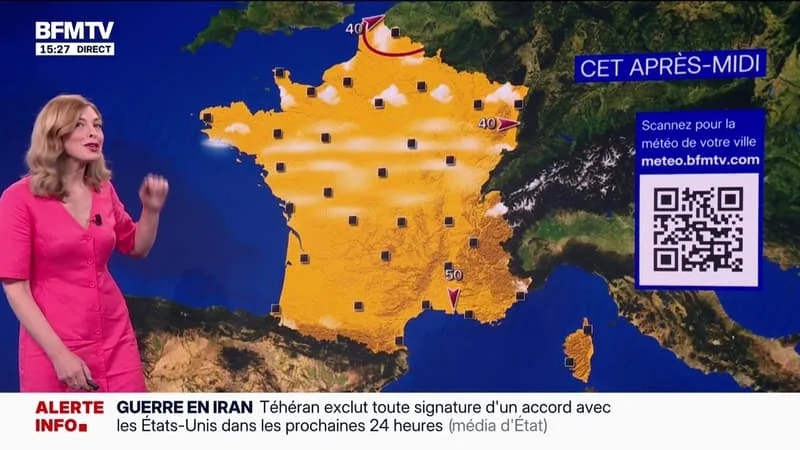 LA MÉTÉO POUR CE DIMANCHE 14 JUIN 2026