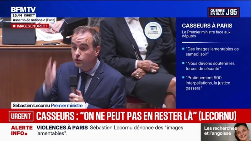 « LA RESPONSABILITÉ INDIVIDUEL D’UN AUTEUR D’UN ACTE DE VIOLENCE DOIT POUVOIR RÉPARER » AFFIRME SEBASTIEN LECORNU À L’ASSEMBLÉE NATIONALE