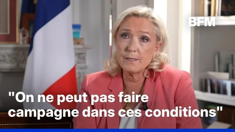 CE QUE DISAIT MARINE LE PEN EN CAS DE CONDAMNATION À UNE PEINE SOUS BRACELET ÉLECTRONIQUE