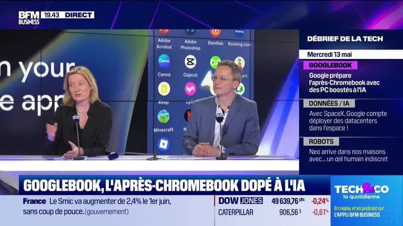 GOOGLEBOOK, L’APRÈS-CHROMEBOOK DOPÉ À L’IA – 13/05