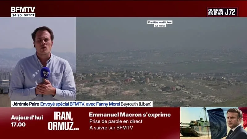 GUERRE AU MOYEN-ORIENT: BEYROUTH SURVOLÉ PAR DES DRONES ISRAÉLIENS