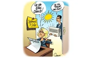 LE DESSIN DE CHAUNU : L’AVENIR POLITIQUE DE MARINE LE PEN SUSPENDU À LA DÉCISION DE LA COUR D’APPEL DE PARIS