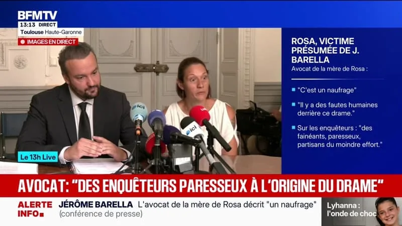MORT DE LYHANNA: « JE VEUX QUE MES ENFANTS ET TOUS LES ENFANTS DE FRANCE SOIENT PROTÉGÉS », DÉCLARE LA MÈRE DE ROSA, VICTIME PRÉSUMÉE DE JÉRÔME BARELLA