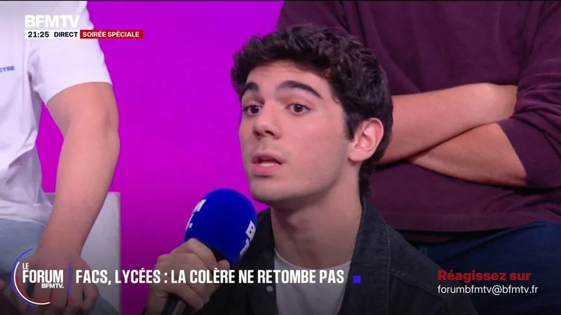 FORUM BFMTV – MOUVEMENT LYCÉEN: « IL FAUT MAL CONNAÎTRE LES MOUVEMENTS SOCIAUX POUR SE DIRE QUE LES VACANCES VONT ARRÊTER LES CHOSES », INDIQUE HENRY, ÉLÈVE DANS UN LYCÉE PARISIEN