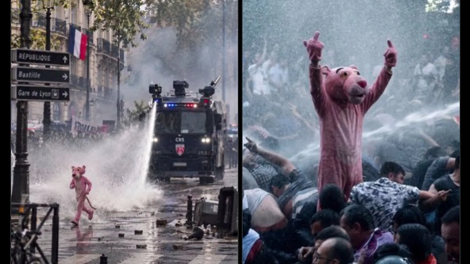 PANCARTES TRUFFÉES DE FAUTES, PANTHÈRE ROSE, PERSONNES ÂGÉES DÉNUDÉES… L’IA S’INVITE DANS LES IMAGES DES MANIFESTATIONS D’OCTOBRE