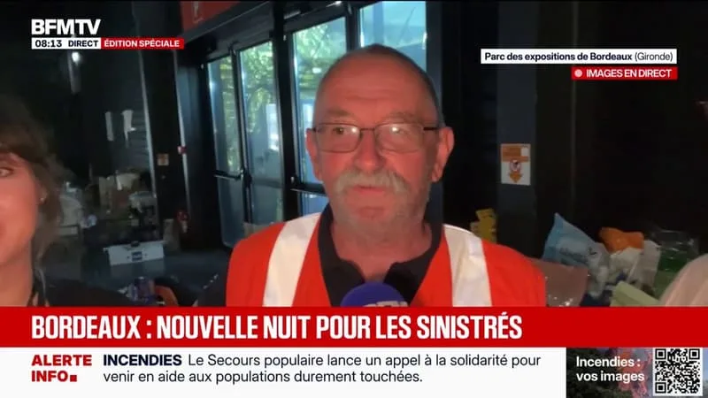 À LA RENCONTRE D’ALAIN, SAPEUR-POMPIER VÉTÉRINAIRE, MOBILISÉ AU PARC DES EXPOSITIONS DE BORDEAUX AVEC LES ÉVACUÉS DES INCENDIES