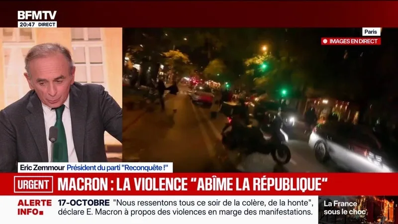 PRISE DE PAROLE D’EMMANUEL MACRON: « LES FRANÇAIS SE DEMANDENT QU’EST-CE QU’IL SE PASSE DANS LA TÊTE DE MONSIEUR MACRON », DÉCLARE ÉRIC ZEMMOUR, PRÉSIDENT DU PARTI RECONQUÊTE