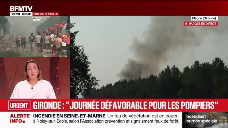 ÉDITION SPÉCIALE – INCENDIES EN GIRONDE : LE PORGE RAVAGÉ PAR LES FLAMMES – 29/07