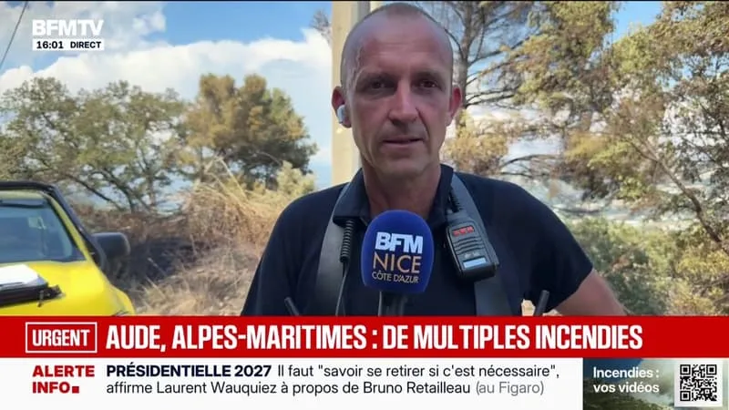 INCENDIE À SAINT-LAURENT-DU-VAR: LE FEU, QUI A BRÛLÉ 12M², EST ÉTEINT RESTE SOUS SURVEILLANCE