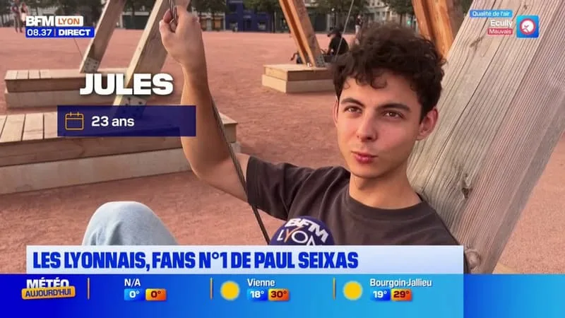 TOUR DE FRANCE : LES LYONNAIS SONT FIERS DU PARCOURS DU CYCLISTE LYONNAIS PAUL SEIXAS