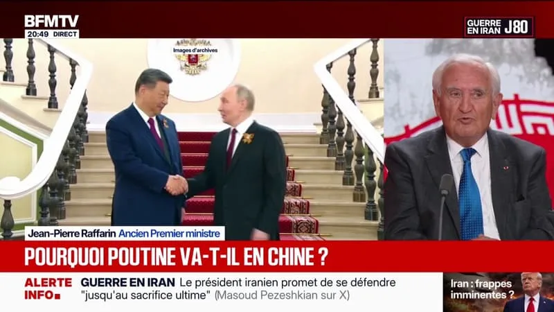 VLADIMIR POUTINE SE REND EN CHINE: « IL EST EN ÉTAT DE FAIBLESSE », SOULIGNE JEAN-PIERRE RAFFARIN
