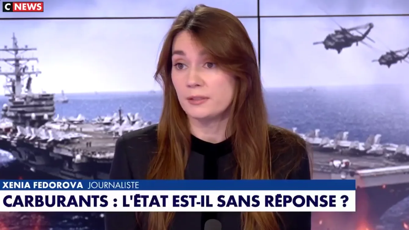 LE GOUVERNEMENT CHARGE XENIA FEDOROVA, VEDETTE PRO-RUSSE DE CNEWS, ET SES « PROPOS TRÈS GRAVES »