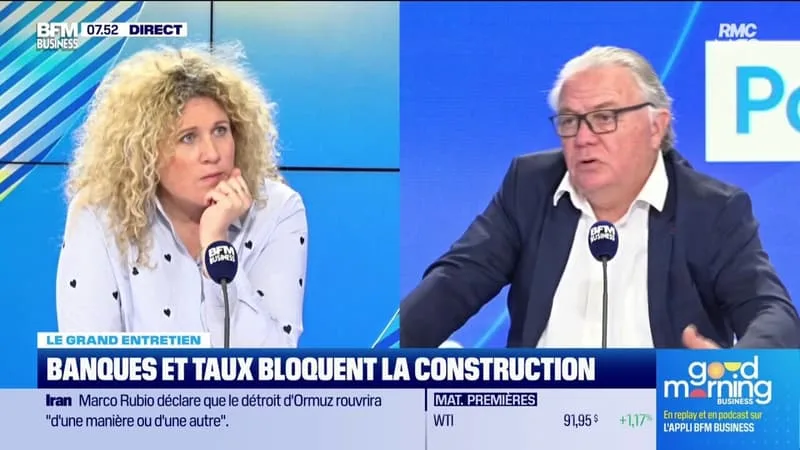 BANQUES ET TAUX BLOQUENT LA CONSTRUCTION