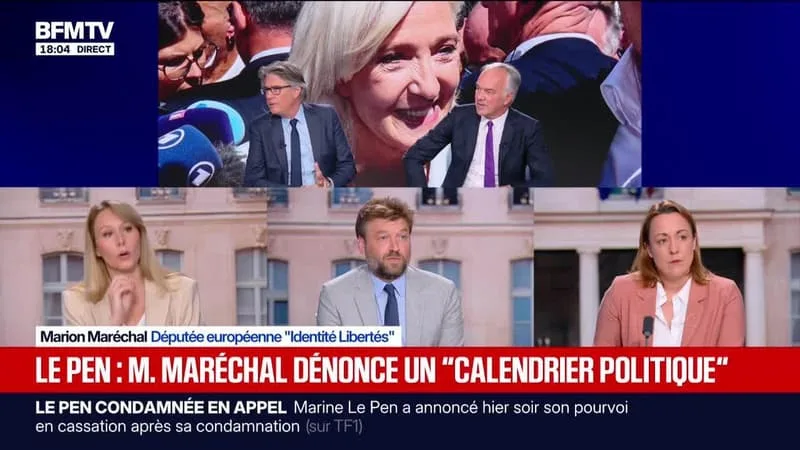 MARSCHALL TRUCHOT : LE PEN CANDIDATE, MARION MARÉCHAL SUR BFMTV – 08/07