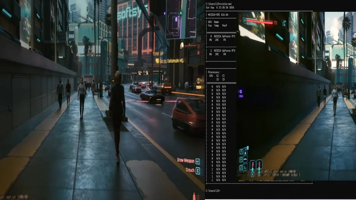 LE DLSS 5 DE NVIDIA FAIT S’EFFONDRER LES PERFORMANCES : CE DÉVELOPPEUR UTILISE UNE DEUXIÈME CARTE GRAPHIQUE POUR Y REMÉDIER