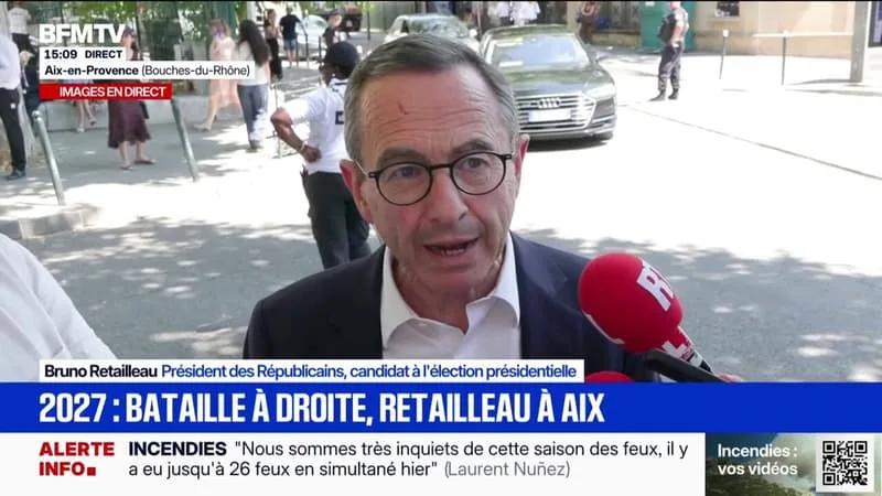 PRÉSIDENTIELLE 2027: « JE PENSE QUE JE GAGNERAI, PARCE QUE JE VAIS OFFRIR UN CHOIX DIFFÉRENT », DÉCLARE BRUNO RETAILLEAU