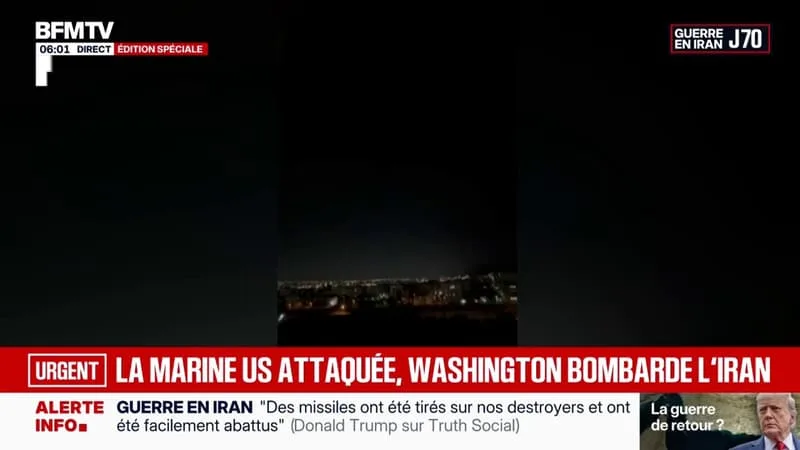 L’ARMÉE AMÉRICAINE CIBLE DES INSTALLATIONS MILITAIRES IRANIENNES, EN REPRÉSAILLES À DES ATTAQUES SUR SES NAVIRES, AFFIRME WASHINGTON