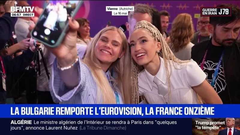 « JE SUIS TRÈS FIÈRE »: LA FRANCE TERMINE EN ONZIÈME POSITION DU CONCOURS DE L’EUROVISION