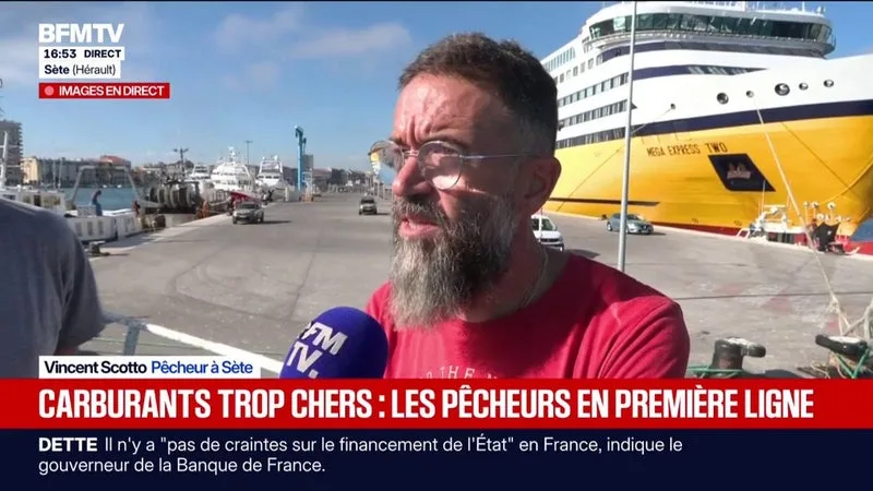 PRIX DES CARBURANTS: « IL VA FALLOIR DES RÉPONSES À NOS QUESTIONS ET SURTOUT DES ACTES », RÉCLAME VINCENT SCOTTO, PÊCHEUR DE SÈTE