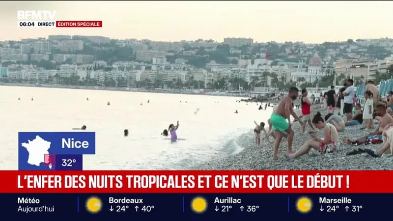 CANICULE: POUR ÉCHAPPER À LA CHALEUR, LES NIÇOIS S’ORGANISENT