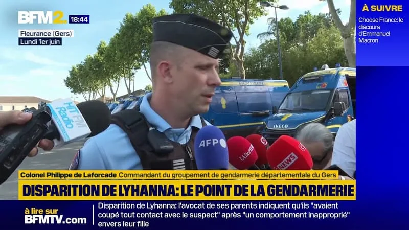 DISPARITION DE LYHANNA: « LES RECHERCHES SE POURSUIVENT AVEC TOUJOURS PLUS DE MOYENS », AFFIRME LE COLONEL PHILIPPE DE LAFORCADE, COMMANDANT DE GENDARMERIE