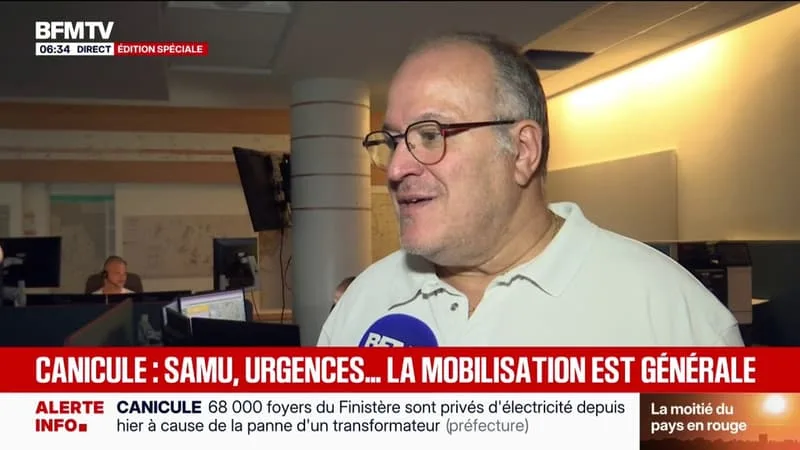 « ON A UNE AUGMENTATION D’ACTIVITÉ (…) AUX ENVIRONS DE 15% »: SAMU ET URGENCES SUR LE PIED DE GUERRE FACE À LA CANICULE