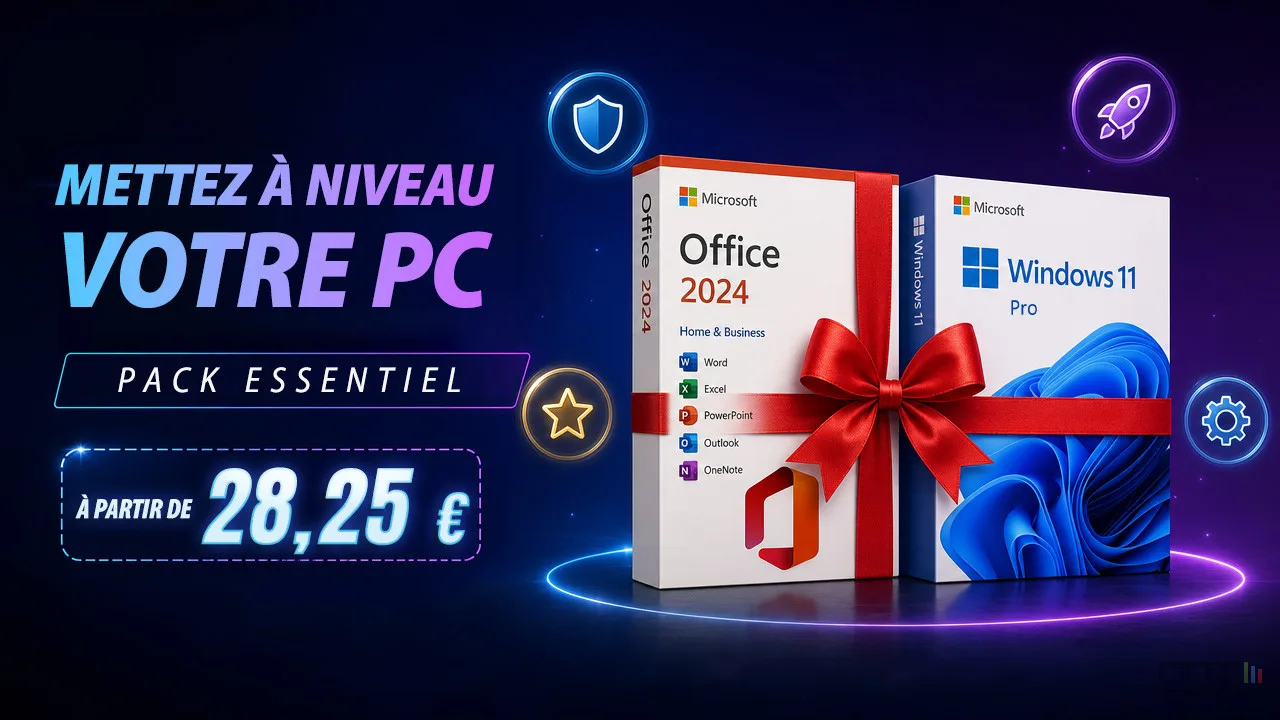 AMÉLIOREZ VOTRE PC POUR SEULEMENT 28 € : OBTENEZ WINDOWS 11 PRO ET OFFICE 2024 PRO PLUS ENSEMBLE !