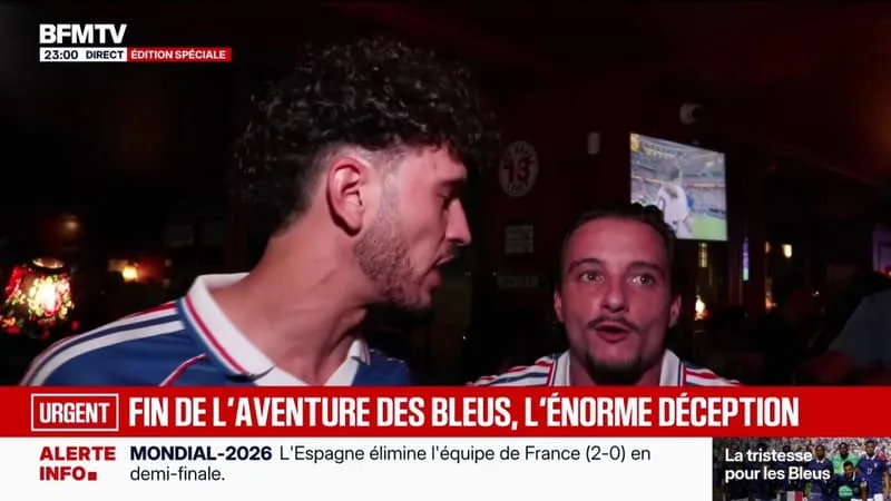 « ON N’A PAS JOUÉ, POUR MOI IL Y AVAIT PAS D’ENVIE »: LA DÉCEPTION DES SUPPORTERS DES BLEUS AU COUP DE SIFFLET FINAL DU MATCH FRANCE-ESPAGNE