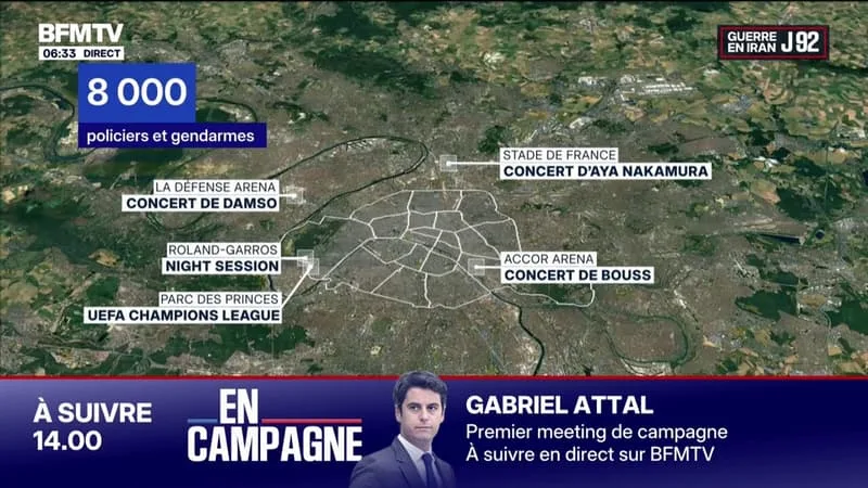 FINALE DE LA LIGUE DES CHAMPIONS: 8.000 FORCES DE L’ORDRE DÉPLOYÉES À PARIS
