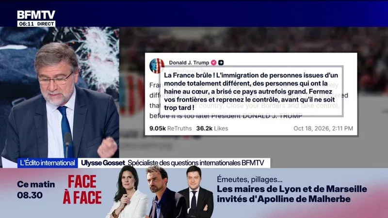 MANIFESTATION DU 17 OCTOBRE: LES ÉVÈNEMENTS EN FRANCE À LA UNE DE LA PRESSE ÉTRANGÈRE