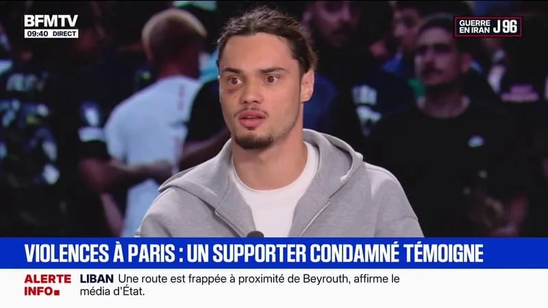 « LE BUT PRINCIPAL ÉTAIT BON ENFANT »: UN SUPPORTER CONDAMNÉ APRÈS LES DÉBORDEMENTS EN MARGE DU SACRE DU PSG TÉMOIGNE