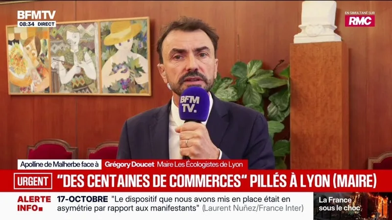 « CE N’EST PAS UNE RÉPONSE », RÉAGIT GRÉGORY DOUCET, MAIRE LES ÉCOLOGISTES DE LYON, AUX DÉCLARATIONS D’EMMANUEL MACRON
