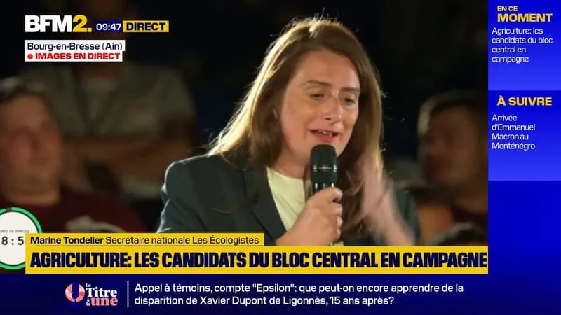 MARINE TONDELIER « REGRETTE » QUE LES AUTRES CANDIDATS À LA PRÉSIDENTIELLE REFUSENT DE DÉBATTRE
