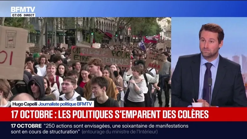 MARINE TONDELIER, FRANÇOIS RUFFIN, JEAN-LUC MÉLENCHON… POURQUOI LES PERSONNALITÉS POLITIQUES S’EMPARENT-ELLES DE LA MOBILISATION DU 17 OCTOBRE?