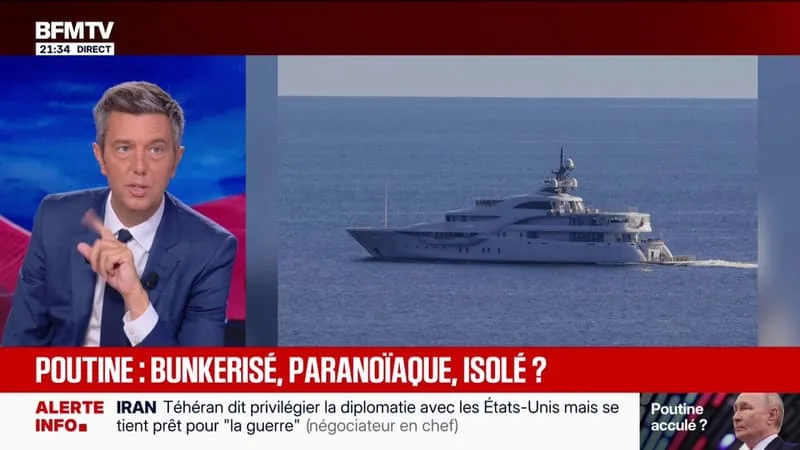 UN YACHT DE 82 MÈTRES DE LONG, LIÉ VRAISEMBLABLEMENT À VLADIMIR POUTINE, AURAIT QUITTÉ LA MER BALTIQUE POUR LA PREMIÈRE FOIS EN 4 ANS