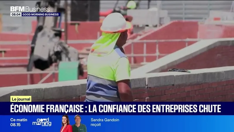 ECONOMIE FRANÇAISE : LA CONFIANCE DES ENTREPRISES CHUTE