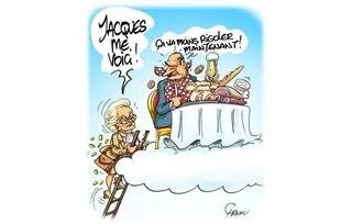LE DESSIN DE CHAUNU : LE DÉCÈS DE BERNADETTE CHIRAC